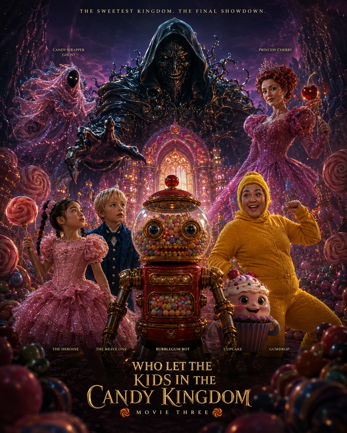 Who Let the Kids in the Candy Kingdom visual-development poster